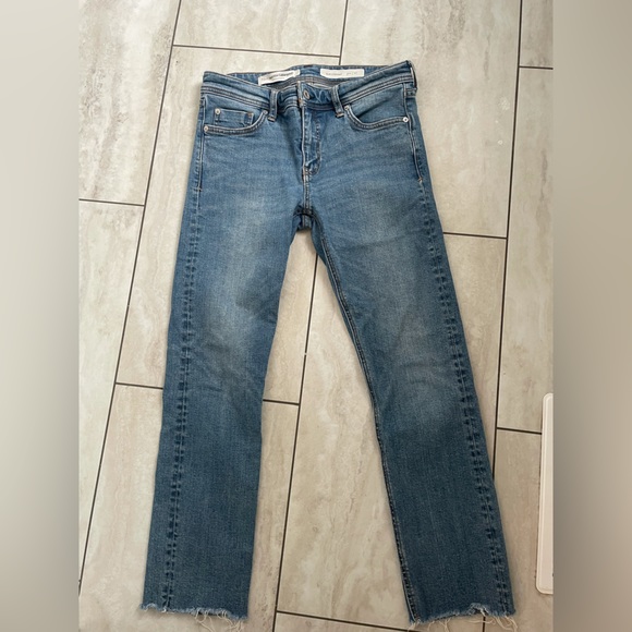 ANTHROPOLOGIE PILCRO slim straight denim size 27 - Picture 6 of 12